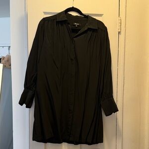 Madewell Black Shirt Dress